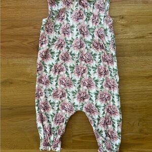 Floral Sleeveless Jumpsuit